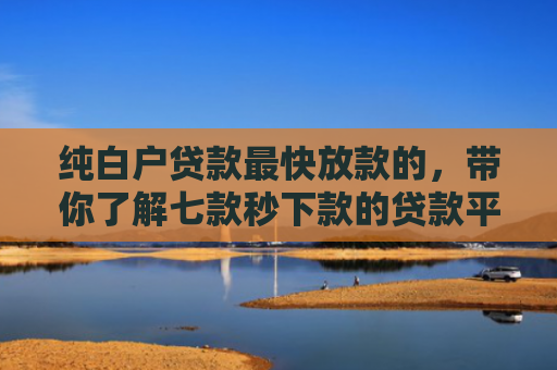 纯白户贷款最快放款的，带你了解七款秒下款的贷款平台口子哥