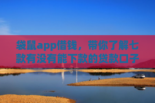 袋鼠app借钱，带你了解七款有没有能下款的贷款口子