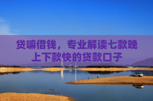 贷嘛借钱，专业解读七款晚上下款快的贷款口子