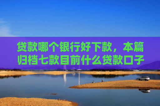 贷款哪个银行好下款，本篇归档七款目前什么贷款口子能下款