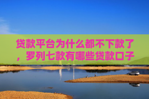 贷款平台为什么都不下款了，罗列七款有哪些贷款口子好下款