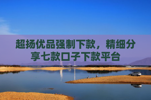 超扬优品强制下款，精细分享七款口子下款平台