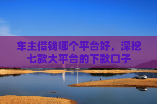 车主借钱哪个平台好，深挖七款大平台的下款口子