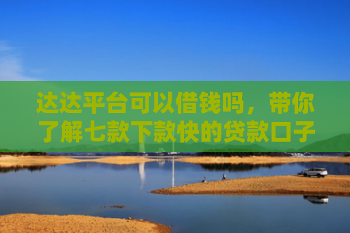 达达平台可以借钱吗，带你了解七款下款快的贷款口子