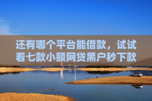 还有哪个平台能借款，试试看七款小额网贷黑户秒下款