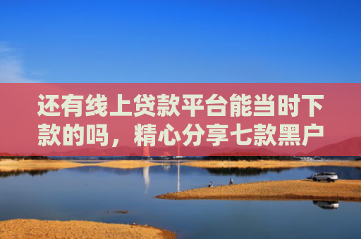 还有线上贷款平台能当时下款的吗，精心分享七款黑户网贷秒下款的