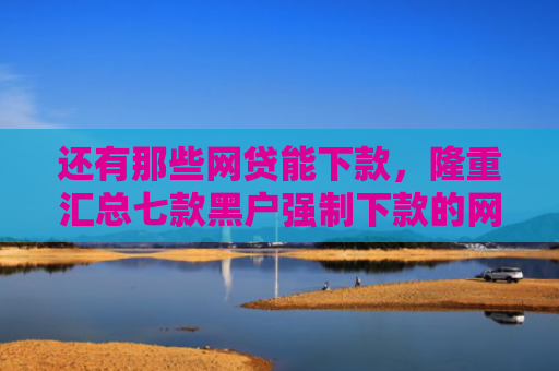 还有那些网贷能下款，隆重汇总七款黑户强制下款的网贷