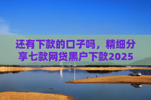 还有下款的口子吗，精细分享七款网贷黑户下款2025