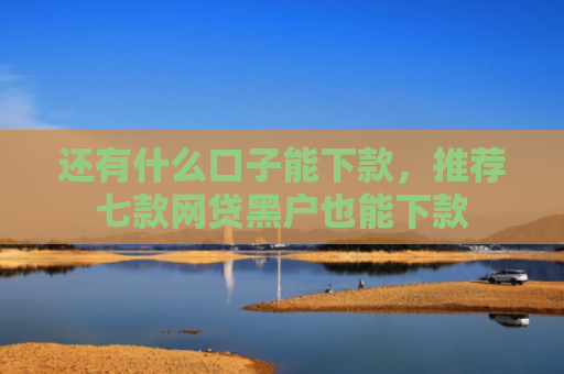 还有什么口子能下款，推荐七款网贷黑户也能下款