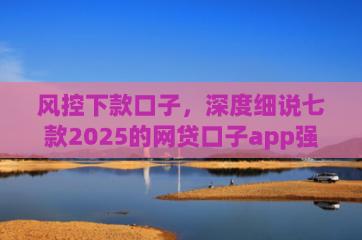 风控下款口子，深度细说七款2025的网贷口子app强制强下款