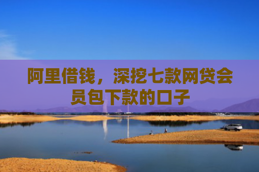 阿里借钱，深挖七款网贷会员包下款的口子