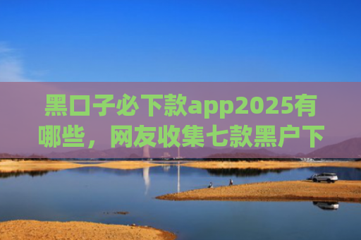 黑口子必下款app2025有哪些，网友收集七款黑户下款的网贷名称