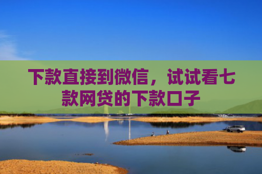 下款直接到微信，试试看七款网贷的下款口子