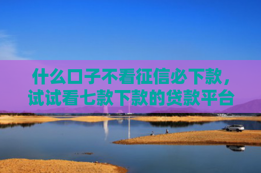 什么口子不看征信必下款，试试看七款下款的贷款平台不看征信