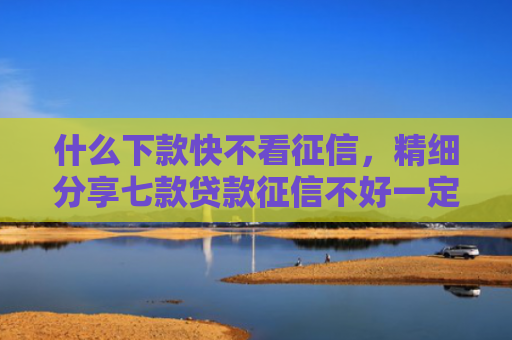 什么下款快不看征信，精细分享七款贷款征信不好一定下款