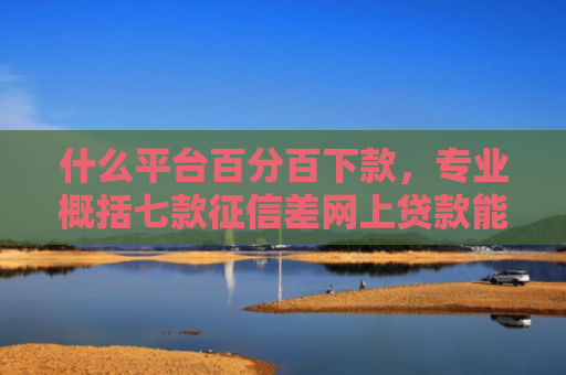 什么平台百分百下款，专业概括七款征信差网上贷款能下款吗