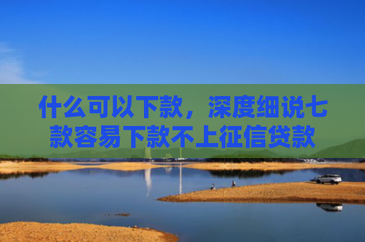 什么可以下款，深度细说七款容易下款不上征信贷款