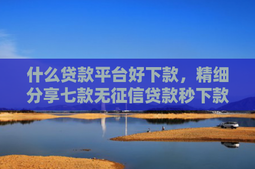 什么贷款平台好下款，精细分享七款无征信贷款秒下款