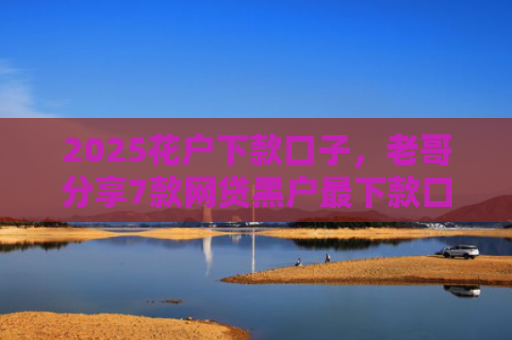 2025花户下款口子，老哥分享7款网贷黑户最下款口子