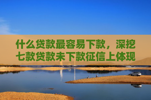 什么贷款最容易下款，深挖七款贷款未下款征信上体现