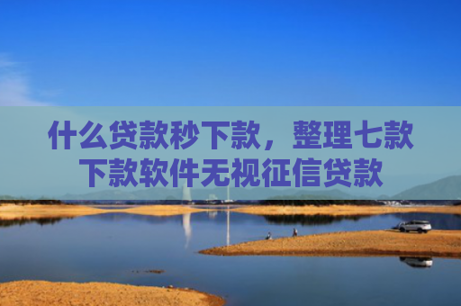 什么贷款秒下款，整理七款下款软件无视征信贷款