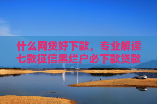 什么网贷好下款，专业解读七款征信黑烂户必下款贷款