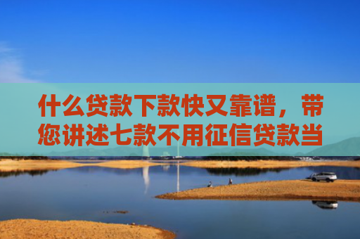 什么贷款下款快又靠谱，带您讲述七款不用征信贷款当天下款