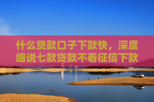 什么贷款口子下款快，深度细说七款贷款不看征信下款快