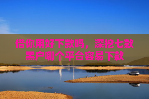借你用好下款吗，深挖七款黑户哪个平台容易下款