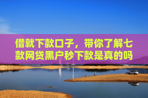 借就下款口子，带你了解七款网贷黑户秒下款是真的吗