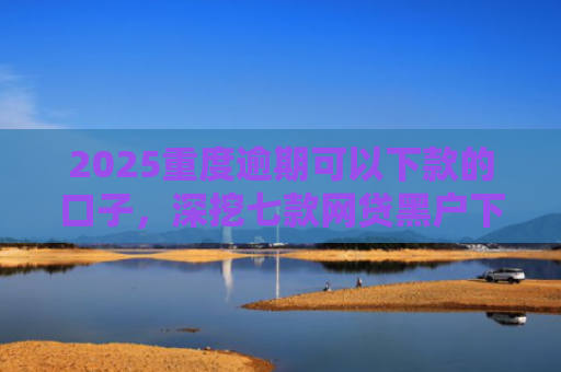 2025重度逾期可以下款的口子，深挖七款网贷黑户下款口子大额