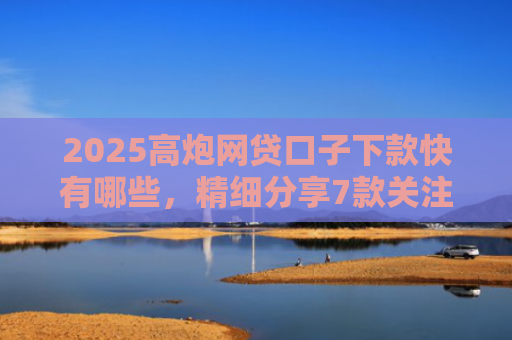 2025高炮网贷口子下款快有哪些，精细分享7款关注网贷最新下款口子