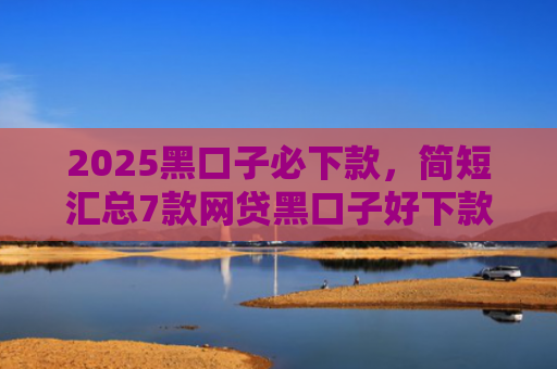 2025黑口子必下款，简短汇总7款网贷黑口子好下款