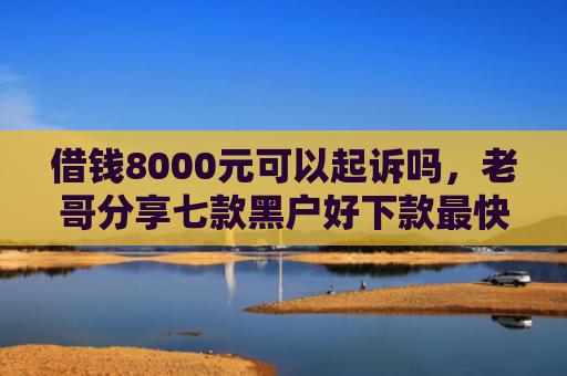 借钱8000元可以起诉吗，老哥分享七款黑户好下款最快的平台