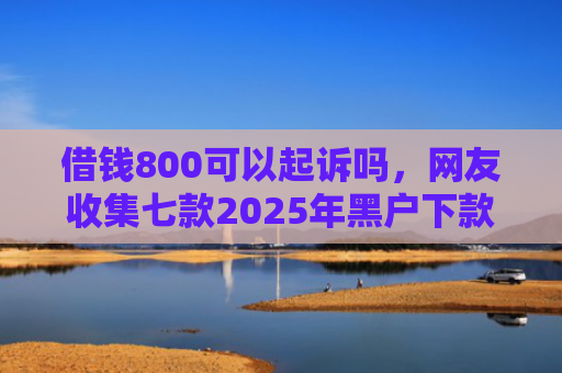 借钱800可以起诉吗，网友收集七款2025年黑户下款平台