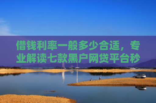 借钱利率一般多少合适，专业解读七款黑户网贷平台秒下款简单