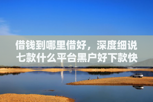借钱到哪里借好，深度细说七款什么平台黑户好下款快点