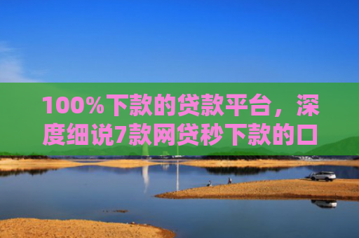 100%下款的贷款平台，深度细说7款网贷秒下款的口子