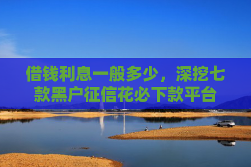 借钱利息一般多少，深挖七款黑户征信花必下款平台