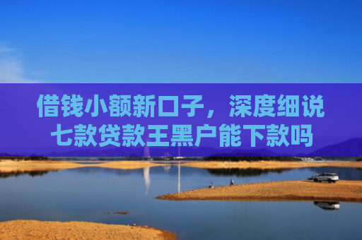 借钱小额新口子，深度细说七款贷款王黑户能下款吗