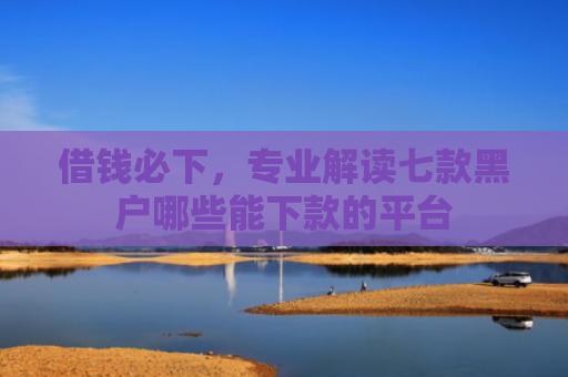 借钱必下，专业解读七款黑户哪些能下款的平台