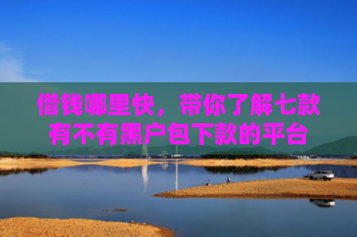 借钱哪里快，带你了解七款有不有黑户包下款的平台