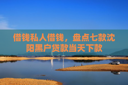 借钱私人借钱，盘点七款沈阳黑户贷款当天下款