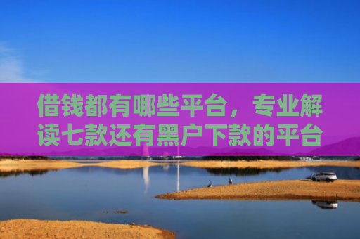 借钱都有哪些平台，专业解读七款还有黑户下款的平台吗