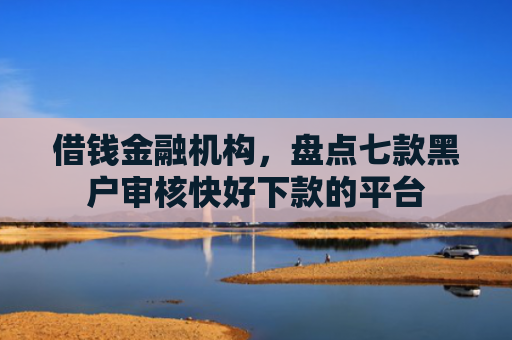 借钱金融机构，盘点七款黑户审核快好下款的平台