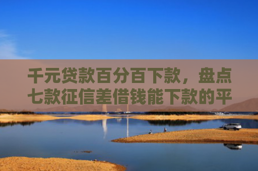 千元贷款百分百下款，盘点七款征信差借钱能下款的平台