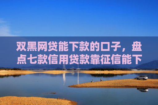 双黑网贷能下款的口子，盘点七款信用贷款靠征信能下款吗