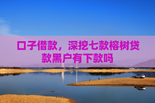 口子借款，深挖七款榕树贷款黑户有下款吗