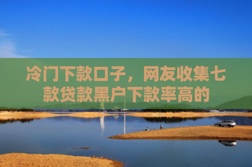 冷门下款口子，网友收集七款贷款黑户下款率高的