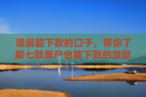 凌晨能下款的口子，带你了解七款黑户也能下款的贷款平台